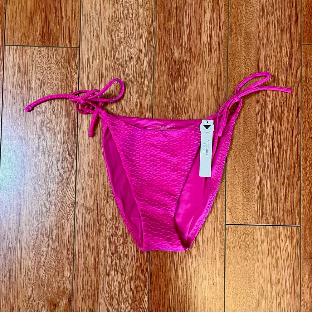NWT Mix & Match Side-Tie Cheeky Bikini Bottom